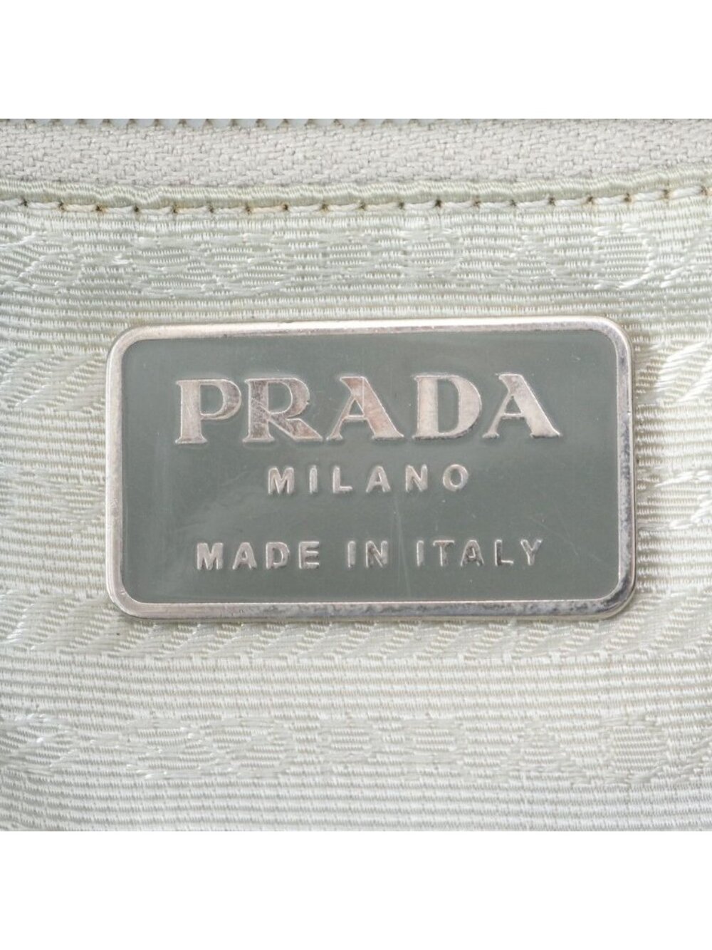 ★SOLD★ Prada Tessuto Nylon Triangle Logo Leather Backpack - Picture 11 of 11